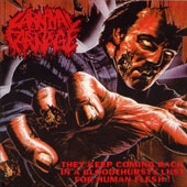 Reviews 2 CARNIVAL OF CARNAGE (Hol): “They Keep Coming Back in a Bloodthirsty Lust for Human Flesh!” split Cd with BIOCYST (Hol) 2006 Klysma